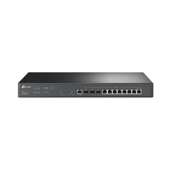 Мультисервісний маршрутизатор TP-LINK ER8411 8xGE LAN/WAN 1xGE WAN/LAN 2x10GE SFP+ WAN/LAN 2xUSB (for 3g/4g modem) VPN Omada