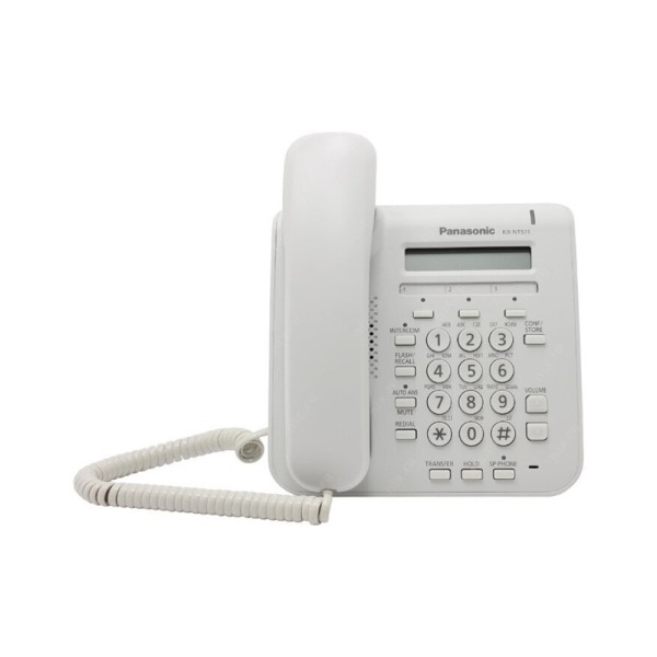 IP-телефон Panasonic KX-NT511ARUW White для АТС Panasonic KX-TDE/NCP/NS