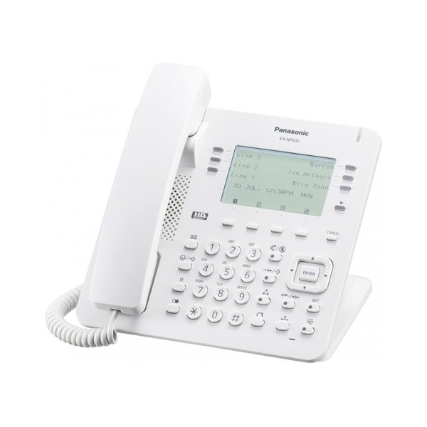 IP-телефон Panasonic KX-NT630RU White для АТС Panasonic KX-NS/NSX