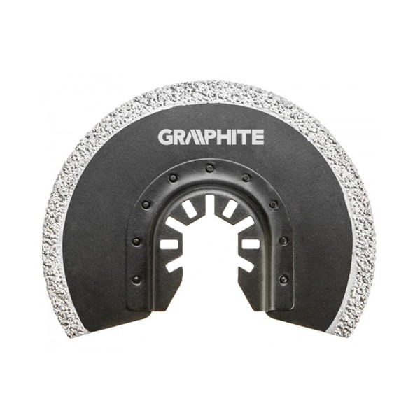 Круг GRAPHITE для многофункционального инструмента, полукруглый HM по керамике, диам. 85 мм