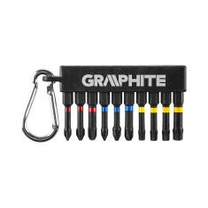Набір біт GRAPHITE, 10 шт. Набір біт GRAPHITE, 10 шт.