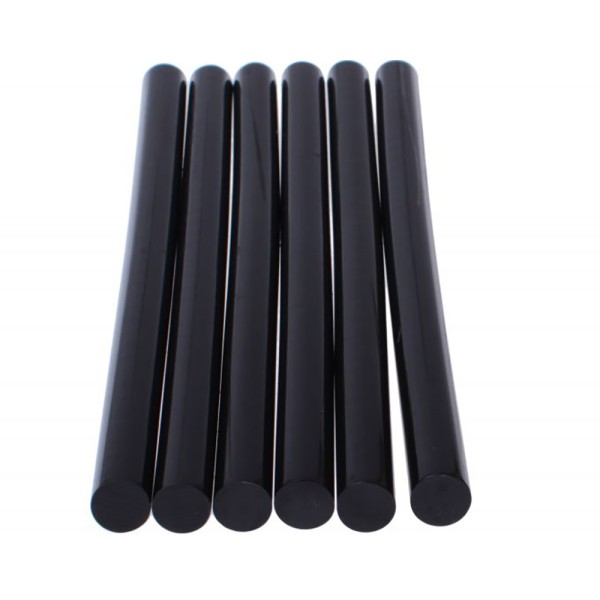 Клей черный, диаметр 11 мм, 53 палочки (1 кг), длина 20 см, Тайвань