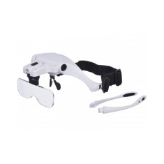 Лупа-окуляри бінокулярні Magnifier 9892B2, збіль.- 1X-3.5Х з Led Лупа-окуляри бінокулярні Magnifier 9892B2, збіль.- 1X-3.5Х з Led