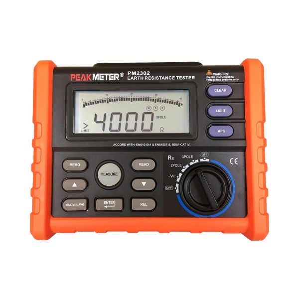 Тестер опору ізоляції (мегаомметр)  PeakMeter PM2302