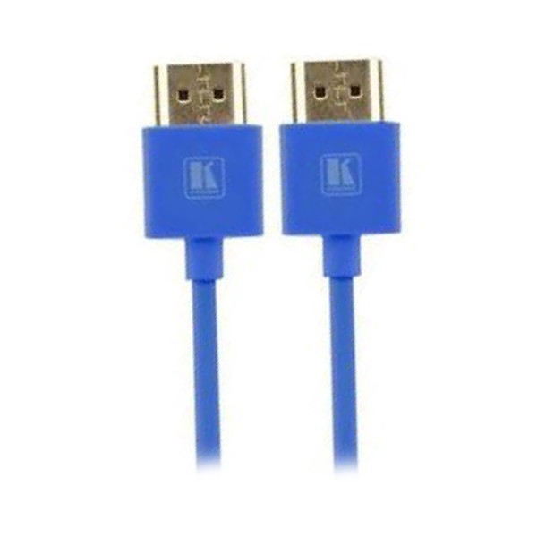 Шнур E-Cable HDMI - HDMI, 1.5м, v1.4, 3D, Hi-Speed, blue (EC55525)