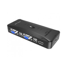 З'єднувач-перемикач KVM 1х4 Mt-Viki MT-401UK З'єднувач-перемикач KVM 1х4 Mt-Viki MT-401UK