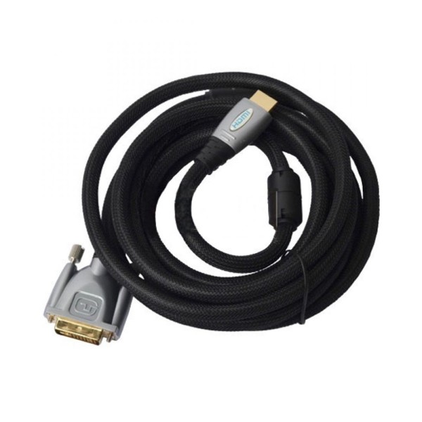 Шнур Comp HDMI - DVI, 5м, hi-fi, black (CP555417)