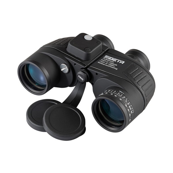 Бинокль SIGETA Admiral 7x50 с дальномерной сеткой Black (floating/compass/reticle морской)