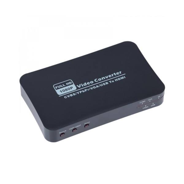 Конвертер Mt-Viki MT-PC401 AV+RGB+VGA+USB в HDMI (1080p/3D/Full HD|150MHz|v1.4)