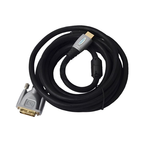 Шнур Comp HDMI - DVI, 8м, hi-fi, black (CP555418)