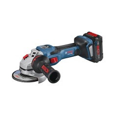 Шліфмашина кутова акумуляторна BOSCH GWS 18V-15 SC Professional + L-BOXX 136, 2 АКБ + ЗП