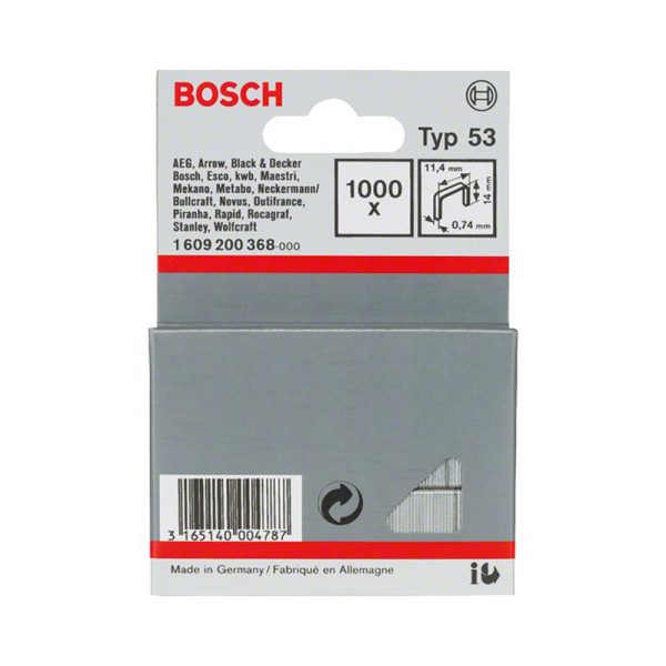 Скоби Bosch 14мм ТИП 53, 1000шт