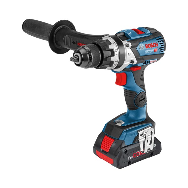 Дрель-шуруповёрт ударная аккумуляторная BOSCH GSB 18V-110 C Professional + L-BOXX 136, 2 АКБ + ЗУ 