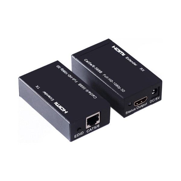 Подовжувач Comp HDMI сигналу по одному кабелю вита пара (+аудіо) до 60м