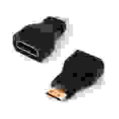 Переходник Comp штекер mini HDMI - гнездо HDMI, gold (CP555510)