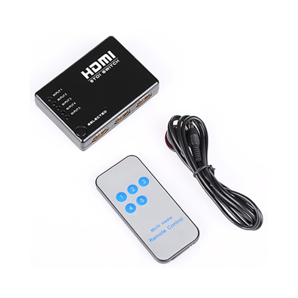 З'єднувач-перемикач HDMI 1х5 Mt-Viki MT-SW501-MH