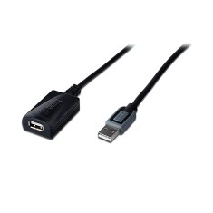Подовжувач Digitus DA-73100-1 USB 2.0 (AM/AF) 10м Подовжувач Digitus DA-73100-1 USB 2.0 (AM/AF) 10м