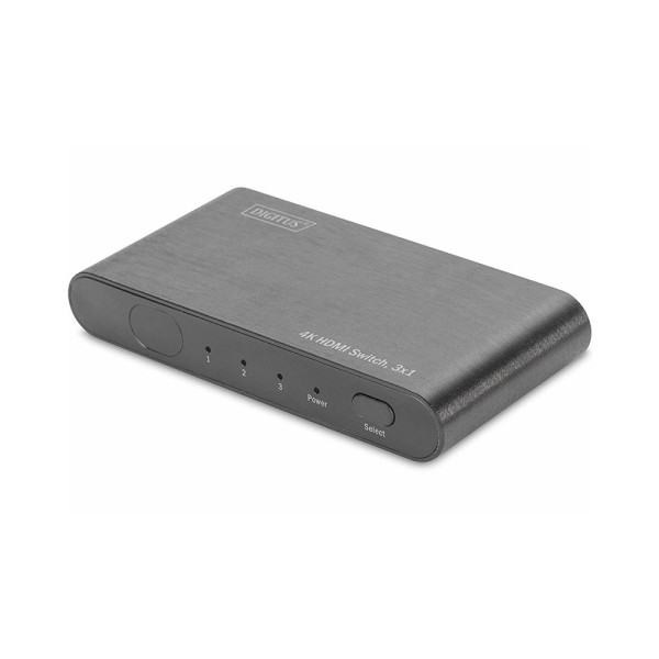 Видеокоммутатор DIGITUS DS-45316 UHD HDMI INx3 - OUTx1 4K