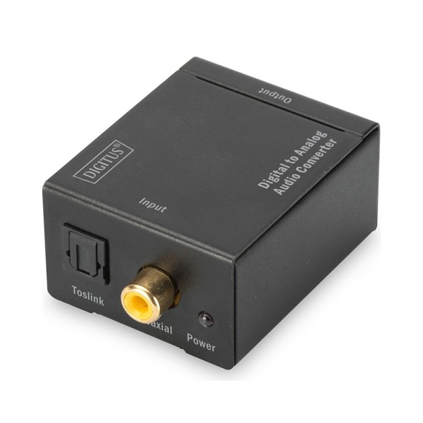 Переходник DIGITUS DS-40133 Audio Digital Coaxial/Toslink to analog BNC