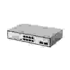 Комутатор DIGITUS DN-95140 8-port Gigabit PoE+ 2 SFP Uplinks 180W Unmanaged