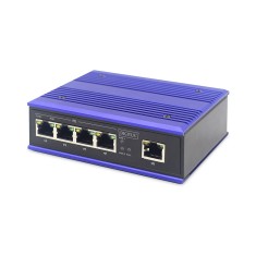 Комутатор DIGITUS DN-650107 Industrial 4 Port Fast Ethernet PoE Switch Unmanaged 1 Uplink Комутатор DIGITUS DN-650107 Industrial 4 Port Fast Ethernet PoE Switch Unmanaged 1 Uplink