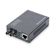 Медиа конвертор DIGITUS DN-82110-1 Gigabit RJ45/MM ST DX 850нм 0.5км Медиа конвертор DIGITUS DN-82110-1 Gigabit RJ45/MM ST DX 850нм 0.5км