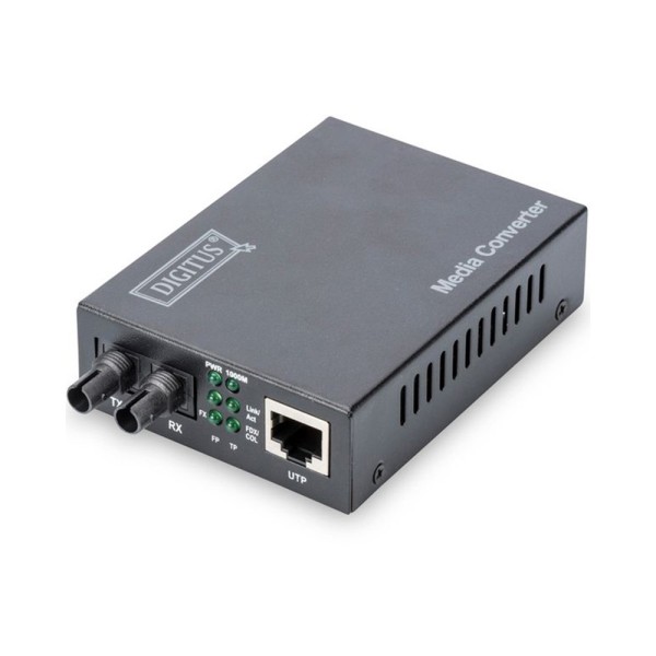 Медиа конвертор DIGITUS DN-82110-1 Gigabit RJ45/MM ST DX 850нм 0.5км
