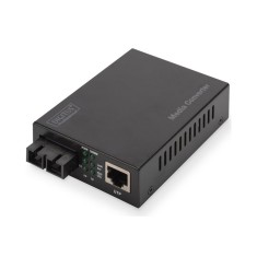 Медиа конвертор DIGITUS DN-82120-1 Gigabit RJ45/MM SC DX 850нм 0.5км Медиа конвертор DIGITUS DN-82120-1 Gigabit RJ45/MM SC DX 850нм 0.5км