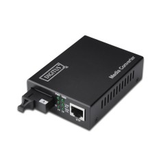 Медиа конвертор DIGITUS DN-82122 Gigabit RJ45/SM SC SX BiDi Tx1310нм/Rx1550нм 20км Медиа конвертор DIGITUS DN-82122 Gigabit RJ45/SM SC SX BiDi Tx1310нм/Rx1550нм 20км
