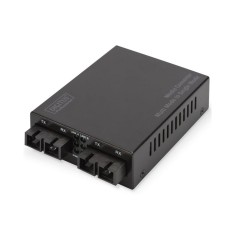 Медиа конвертор DIGITUS DN-82124 Gigabit MM SC DX/SM SC DX 850нм Медиа конвертор DIGITUS DN-82124 Gigabit MM SC DX/SM SC DX 850нм