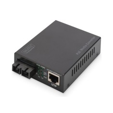 Медиа конвертор DIGITUS DN-82150 Gigabit PoE+ RJ45/SС MM 0.5км Медиа конвертор DIGITUS DN-82150 Gigabit PoE+ RJ45/SС MM 0.5км