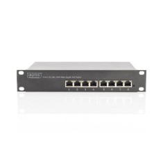 Комутатор DIGITUS DN-95317 Gigabit Ethernet 8x10/100/1000Mbps RJ45 POE, 10 Комутатор DIGITUS DN-95317 Gigabit Ethernet 8x10/100/1000Mbps RJ45 POE, 10