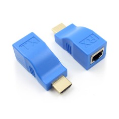 Удлинитель Comp HDMI сигнала по одному кабелю витая пара (+аудио) до 30м Удлинитель Comp HDMI сигнала по одному кабелю витая пара (+аудио) до 30м
