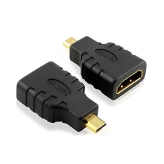 Перехідник Comp штекер micro HDMI - гніздо HDMI, gold (CP555512) Перехідник Comp штекер micro HDMI - гніздо HDMI, gold (CP555512)