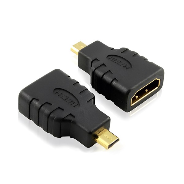 Перехідник Comp штекер micro HDMI - гніздо HDMI, gold (CP555512)