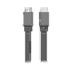 Шнур E-Cable HDMI - HDMI, 3м, v1.4, 3D, Hi-Speed, flat-series, purple (EC555126)