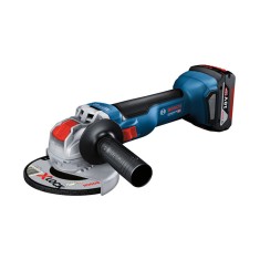 Шліфмашина кутова акумуляторна BOSCH GWX 18V-10 Professional + L-BOXX 136, 2 АКБ + ЗУ