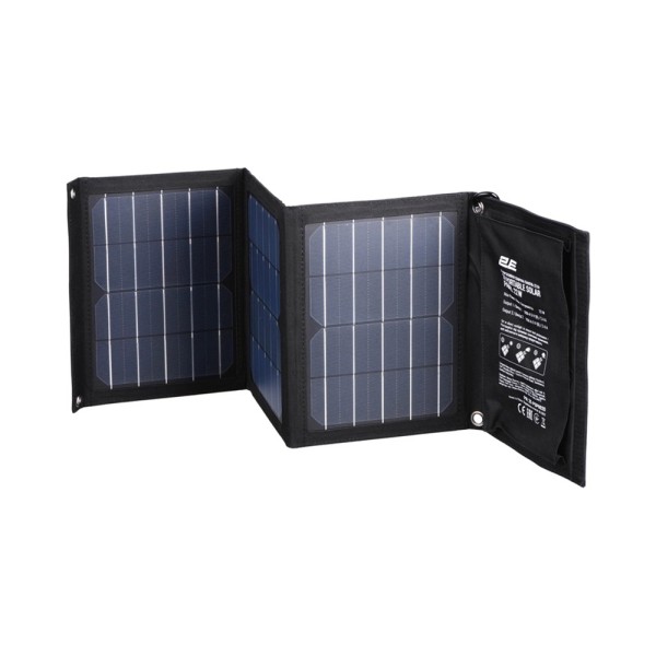 Портативна сонячна панель 2E 2*USB-A 5V/2.4A 22 Вт зарядний пристрій