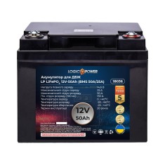 Акумулятор LP LiFePO4 12 V - 50 Ah BMS 50A/25А Акумулятор LP LiFePO4 12 V - 50 Ah BMS 50A/25А