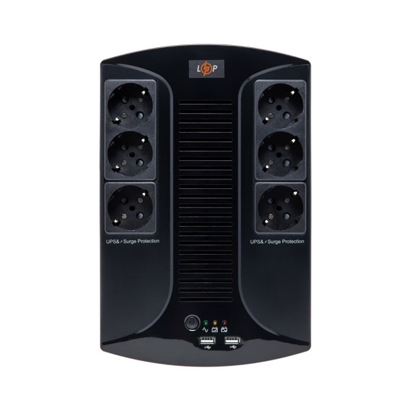 Источник бесперебойного питания LOGICPOWER 650VA-6PS 455Вт