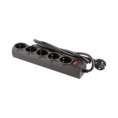 Подовжувач мережевий (фільтр) PREMIUM LP-X5-5 Black Подовжувач мережевий (фільтр) PREMIUM LP-X5-5 Black