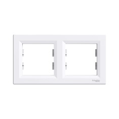 Рамка Schneider Electric ASFORA EPH5800221 2-місна горизонтальна біла Рамка Schneider Electric ASFORA EPH5800221 2-місна горизонтальна біла