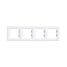 Рамка Schneider Electric ASFORA EPH5800421 4-місна горизонтальна біла Рамка Schneider Electric ASFORA EPH5800421 4-місна горизонтальна біла