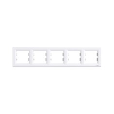 Рамка Schneider Electric ASFORA EPH5800521 5-місна горизонтальна біла Рамка Schneider Electric ASFORA EPH5800521 5-місна горизонтальна біла