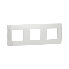 Рамка Schneider Electric New Unica NU200618 3-постова біла Рамка Schneider Electric New Unica NU200618 3-постова біла