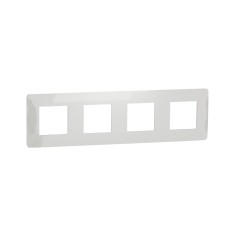 Рамка Schneider Electric New Unica NU200818 4-постова біла Рамка Schneider Electric New Unica NU200818 4-постова біла