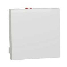 Вимикач Schneider Electric New Unica NU320118 1-клавішна схема 1 10А модулі 2 білий Вимикач Schneider Electric New Unica NU320118 1-клавішна схема 1 10А модулі 2 білий