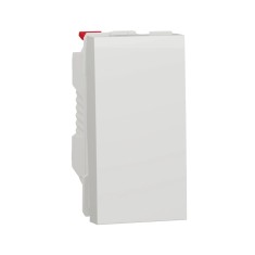 Вимикач Schneider Electric New Unica NU310118 1-клавішна схема 1 10А, модуль 1 білий Вимикач Schneider Electric New Unica NU310118 1-клавішна схема 1 10А, модуль 1 білий