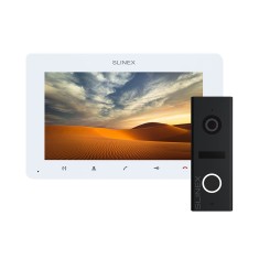 Комплект відеодомофона Slinex ML-17HD(Black) + SM-07MHD(White)
