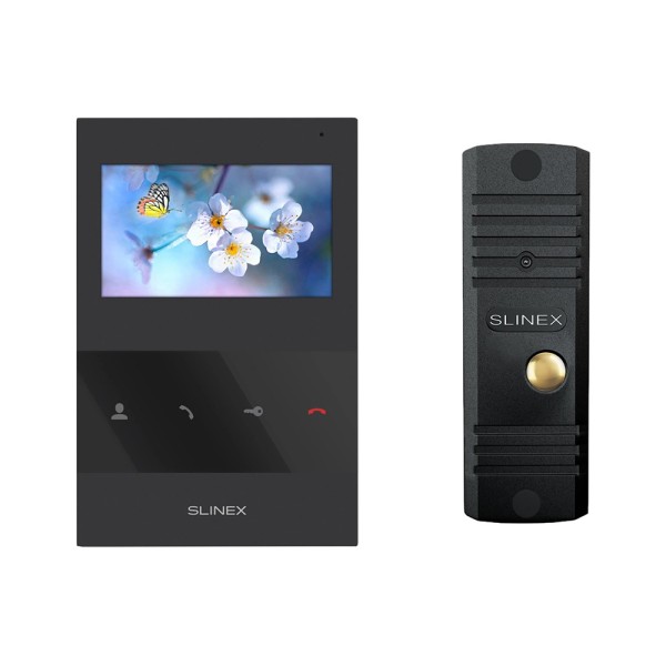 Комплект відеодомофона Slinex SQ-04(Black)+ML-16НD(Black)